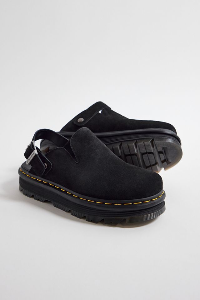 Dr. Martens Zebzag Black Suede Mules #2