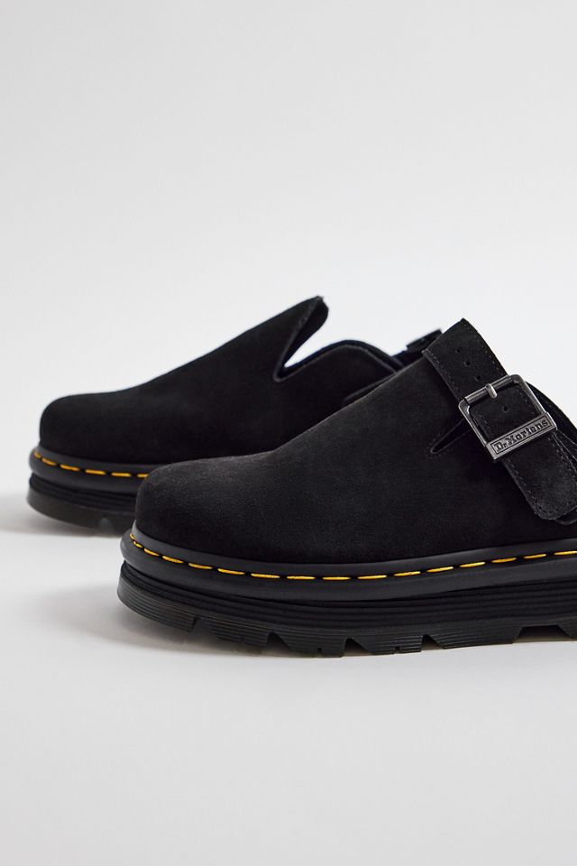 Dr. Martens Zebzag Black Suede Mules #3