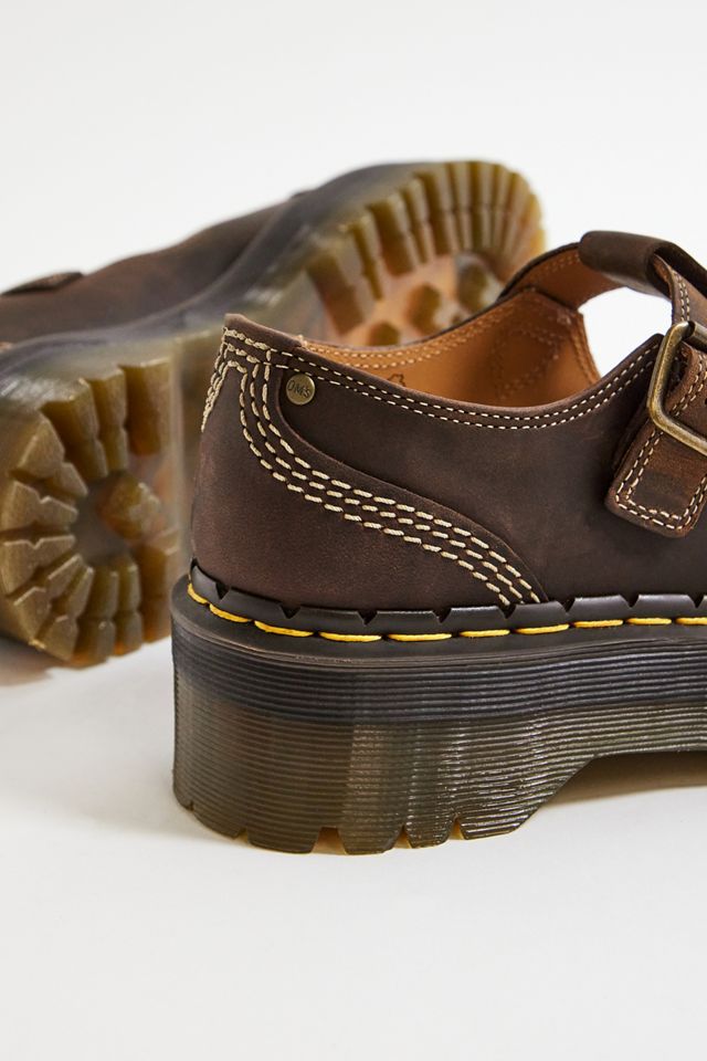 Dr. Martens – Plateauschuhe aus Leder im Mary-Jane-Stil „Bethan Archive“ in Braun #3