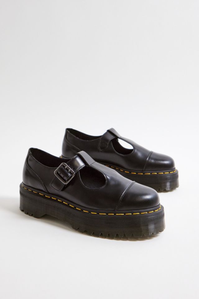 Dr. Martens Bethan Polished Leather Platform Mary Jane Shoes #1