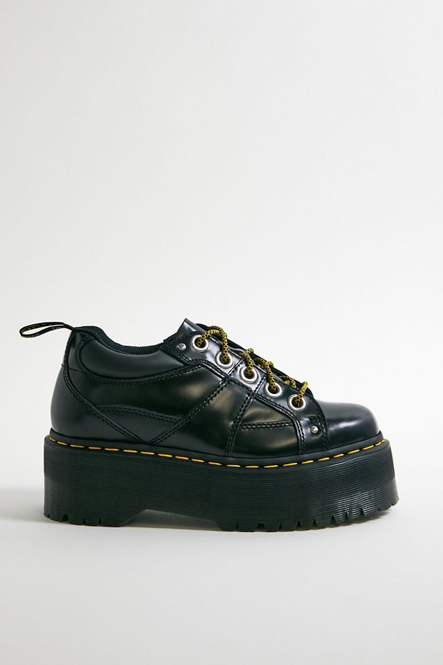 Dr. Martens Max Quad Buttero Leather Platform Shoes #1