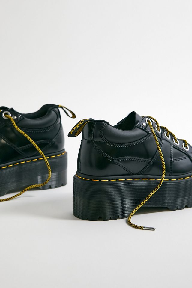 Dr. Martens Max Quad Buttero Leather Platform Shoes #3