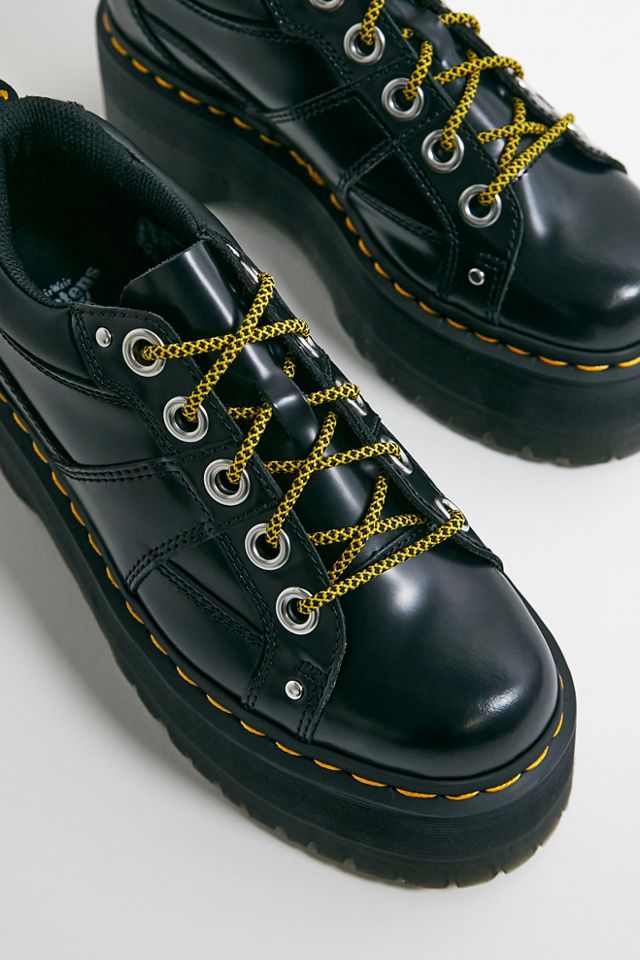 Dr. Martens Max Quad Buttero Leather Platform Shoes #4