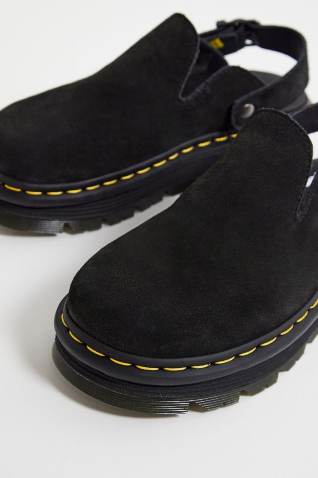 Mules Dr. Martens Zebzag in Pelle Scamosciata Nera #4