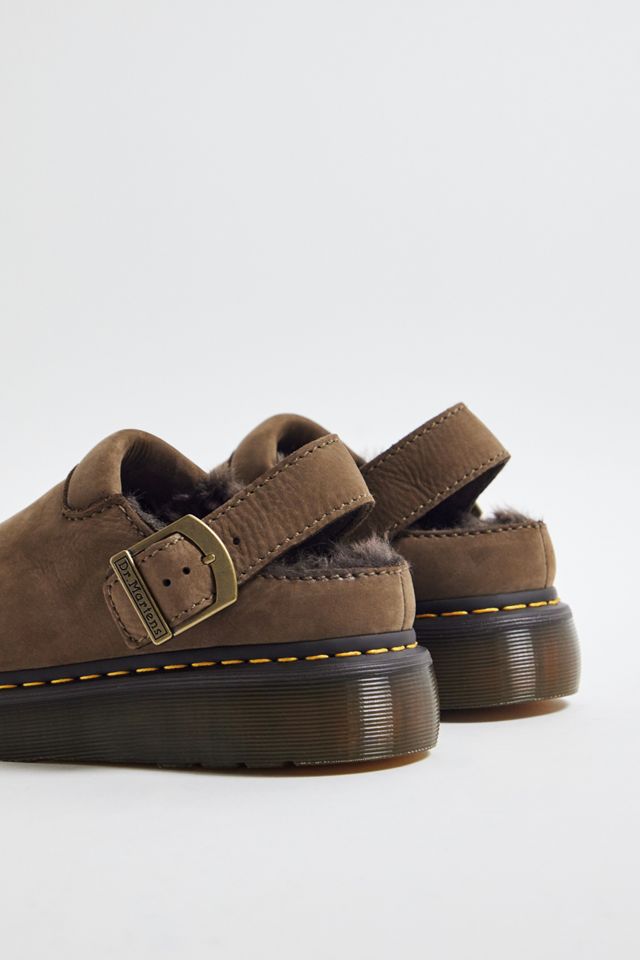 Mules Dr. Martens Marron Laketen Doublées de Fourrure #4