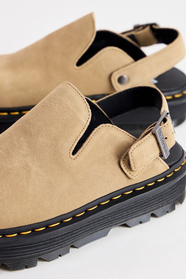 Dr. Martens Tan Zebzag Suede Mules
 #4