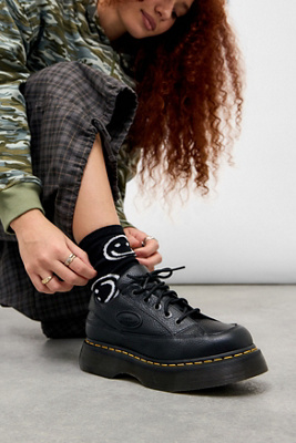 Dr. Martens Black Buzz 5-Eye Shoes - Black UK 8 at Urban Outfitters