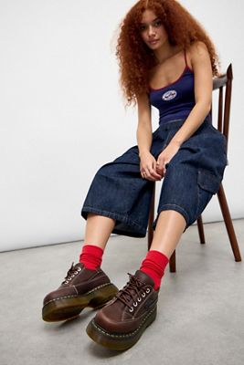 Dr. Martens Brown Buzz 5-Eye Shoes