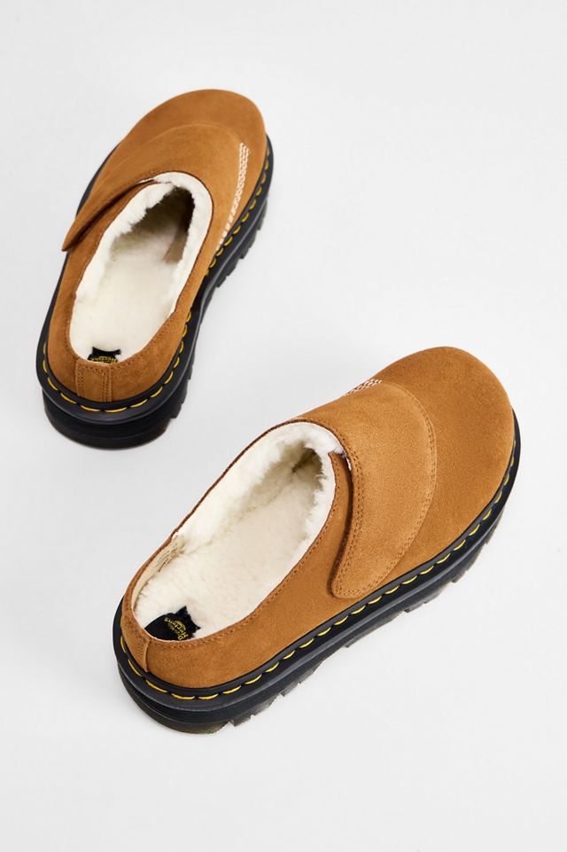 Dr. Martens Brown Zebzag AnyWair Lined Mules #3