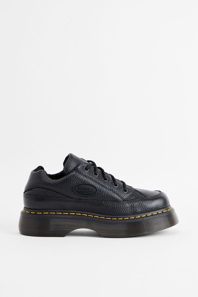 Zapatos de Cuero Nappa Fresado Negro de 5 Ojales Dr. Martens #2