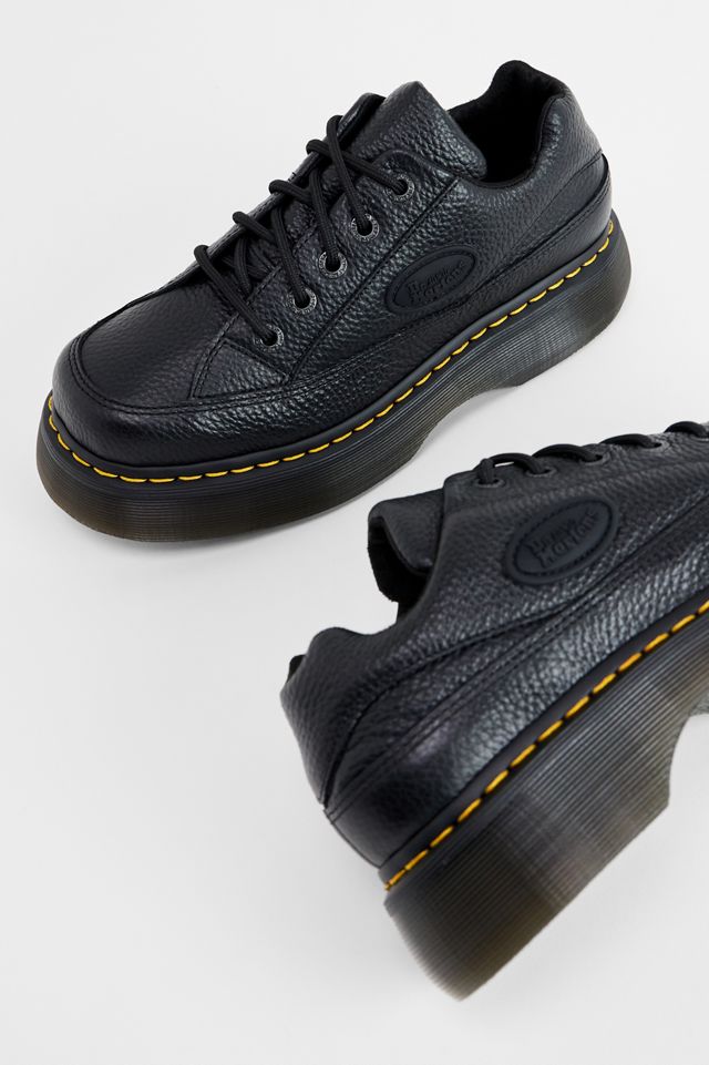 Zapatos de Cuero Nappa Fresado Negro de 5 Ojales Dr. Martens #3