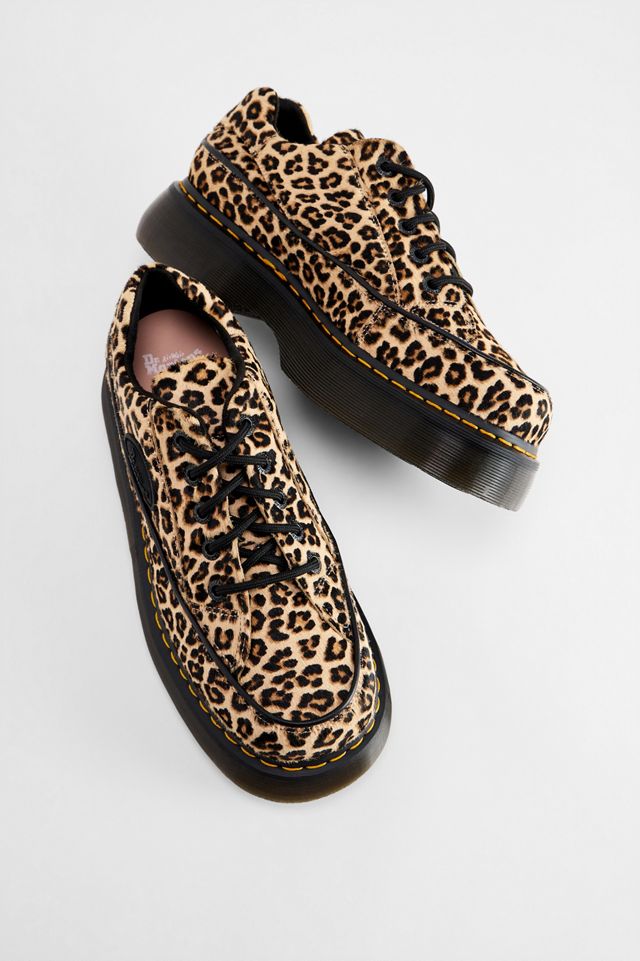 Chaussures Dr. Martens Buzz 5 œillets léopard #1