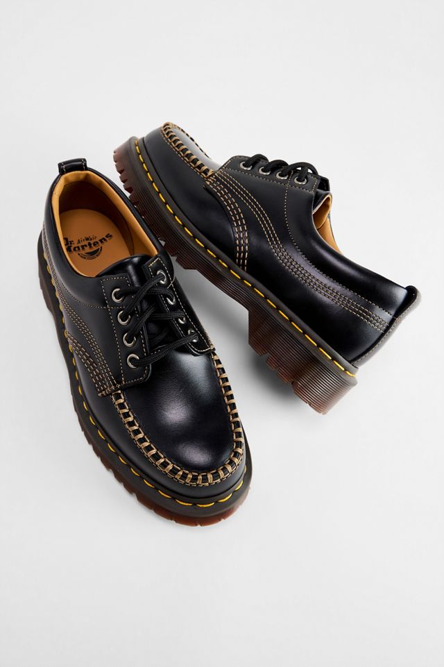 Dr. Martens Schwarze Lowell 4-Loch Lederschuhe #1
