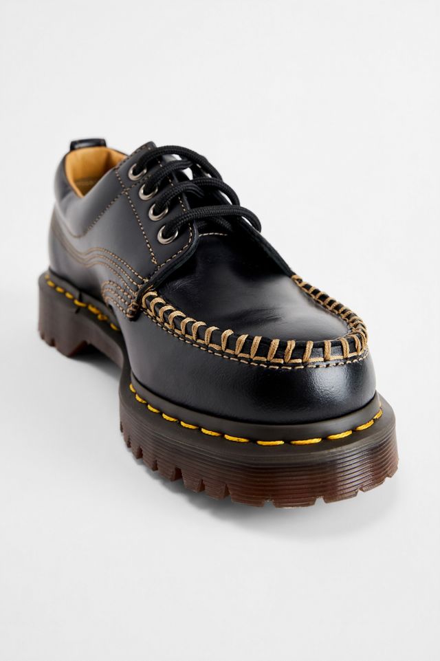 Dr. Martens Schwarze Lowell 4-Loch Lederschuhe #3