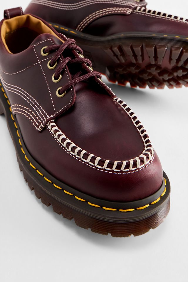 Dr. Martens Rote Lowell 4-Loch Lederschuhe #3