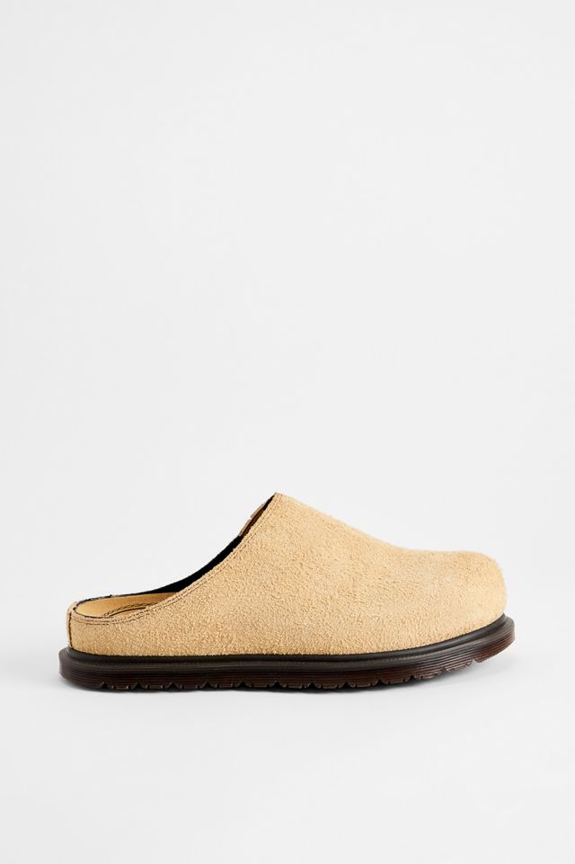 Dr. Martens Hellbraune San Wildleder-Mules #2