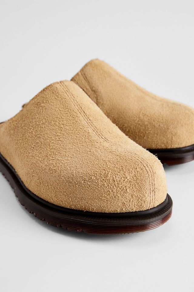 Dr. Martens Hellbraune San Wildleder-Mules #4
