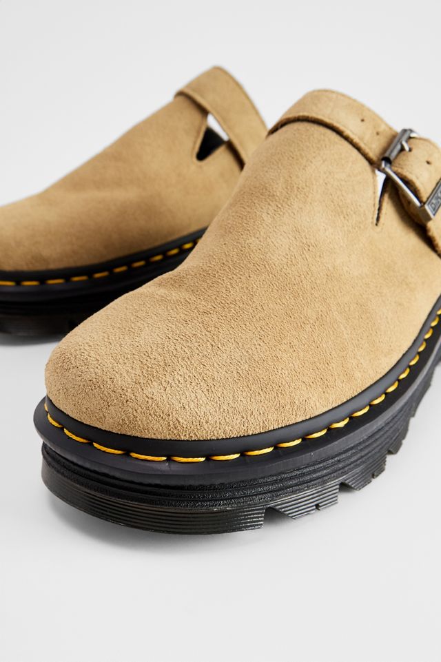 Mules à plateforme décontractées à bride arrière Tan Zebzag Dr. Martens #3