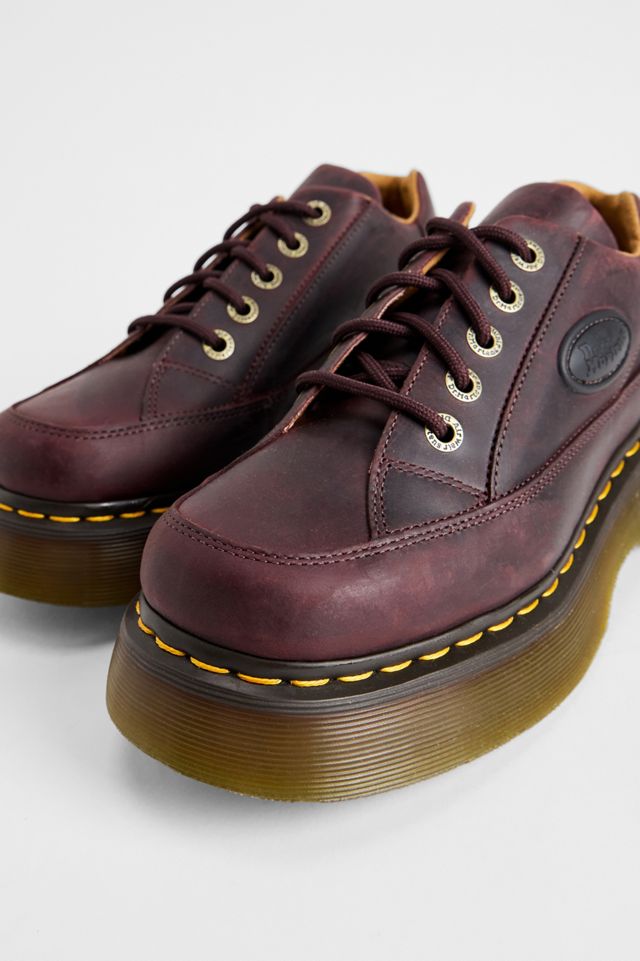 Dr. Martens Burgundy Buzz 5-Ösen-Schuhe #4