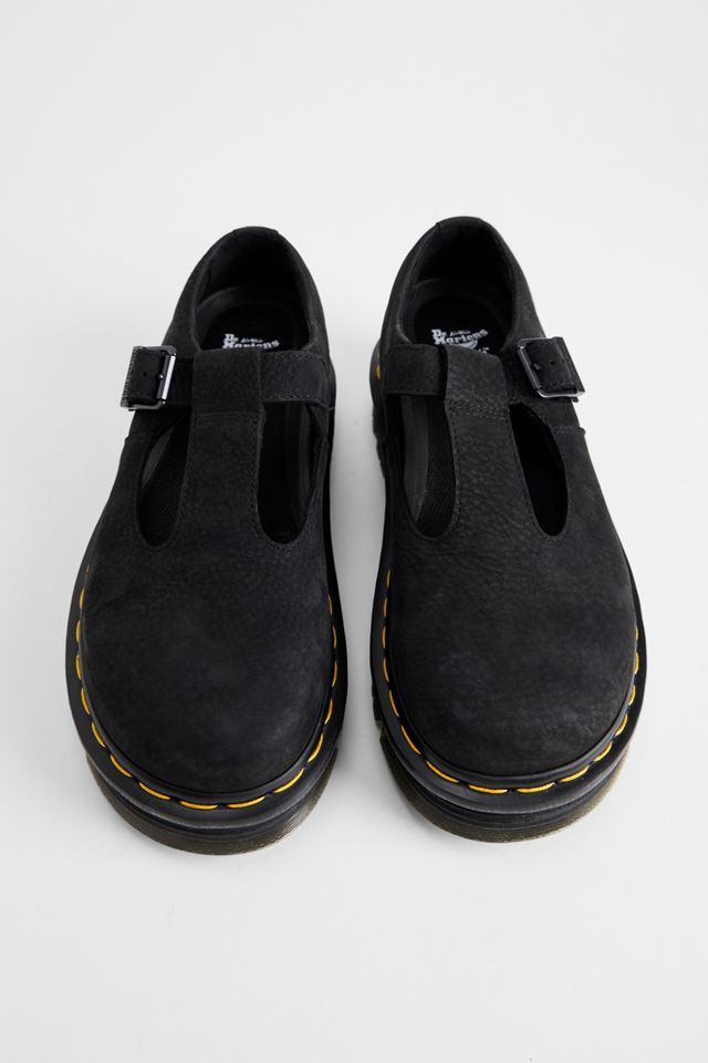 Dr. Martens Zebzag Mary Jane Schuhe aus gefrästem Nubuk #1