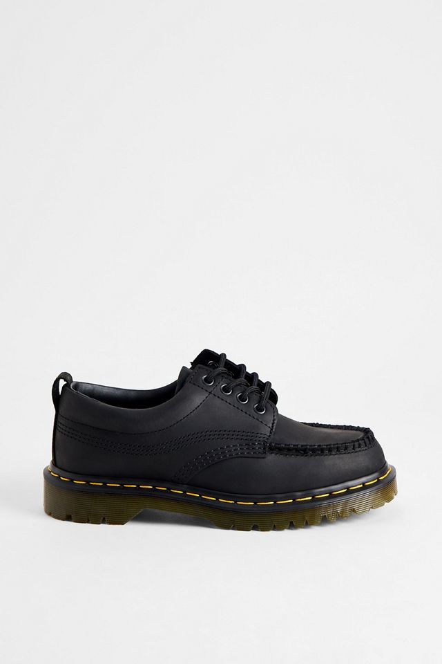 Dr. Martens Black Lowell 4-Eye Leather Shoes #1