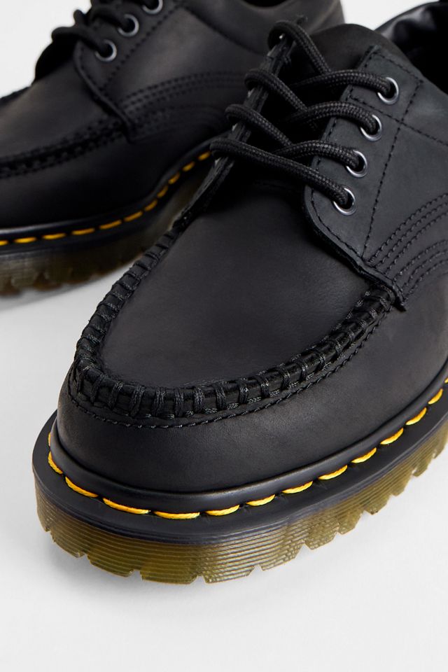 Dr. Martens Black Lowell 4-Eye Leather Shoes #2