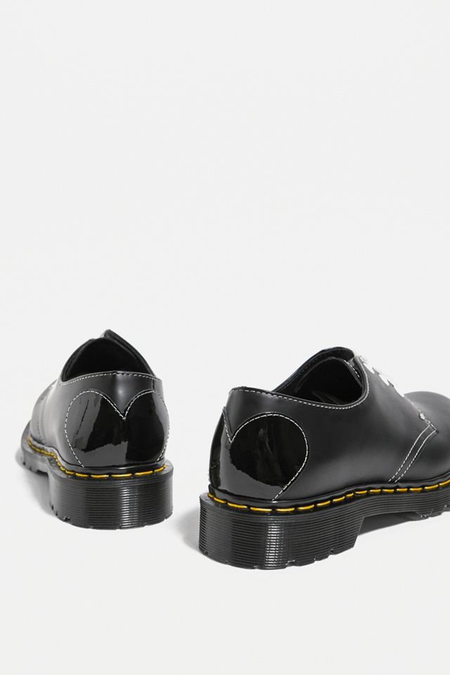 【美品】Dr. Martens 1461 HEARTS BLACK Dr. Martens Black 1461 Hearts Smooth & Patent Leather Oxford