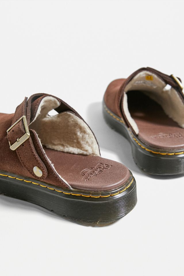 Dr. Martens Sandalias Carlson forradas de ante marrón #2