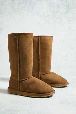 Bottes EMU Australia Stinger Hi Platine - Taille US 5 Femme - Cuir Marron - Neuf Avec Boîte