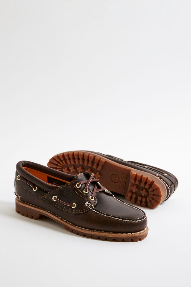 Scarpe Barca in Pelle Noreen Bordeaux a 3 Occhielli Timberland #1