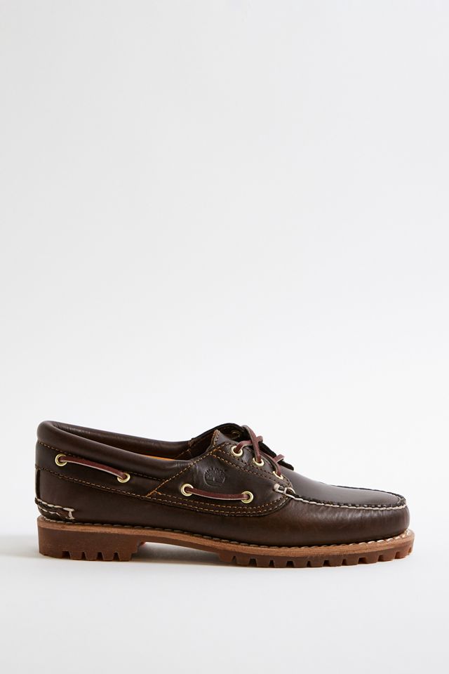 Scarpe Barca in Pelle Noreen Bordeaux a 3 Occhielli Timberland #3