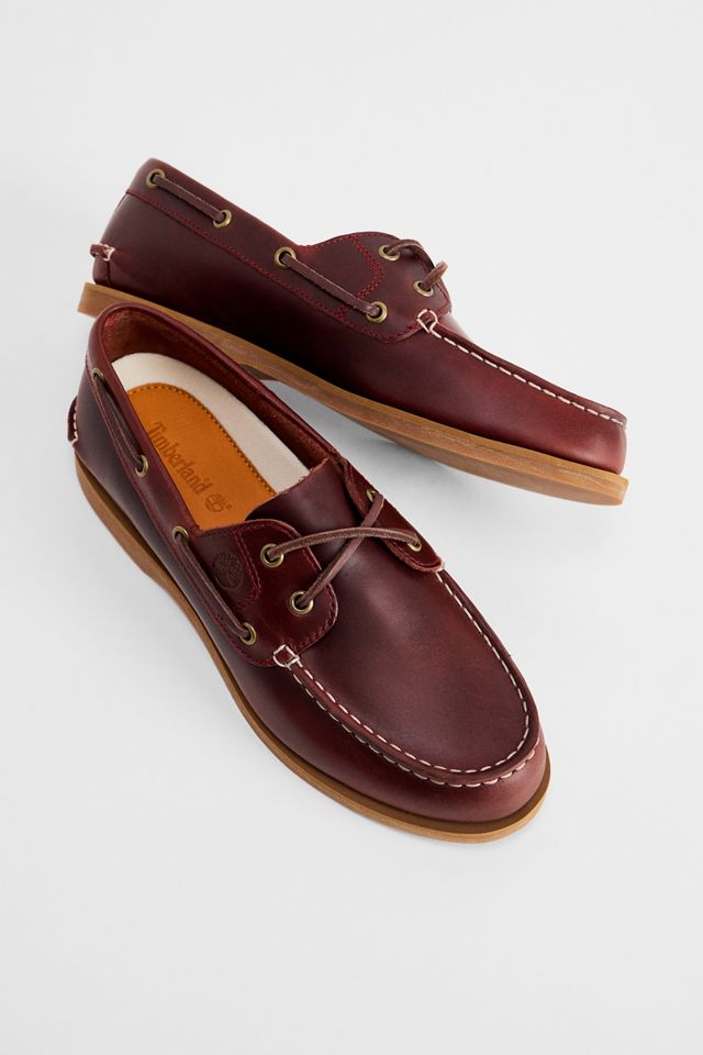 Scarpe da Barca a Due Occhielli Bordeaux Timberland #2