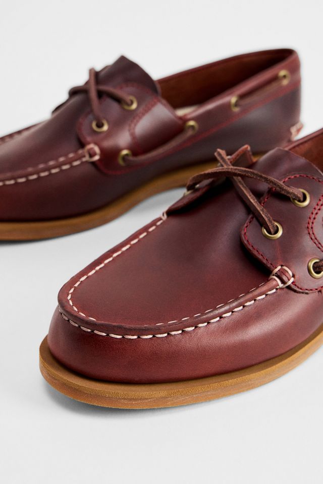 Scarpe da Barca a Due Occhielli Bordeaux Timberland #3