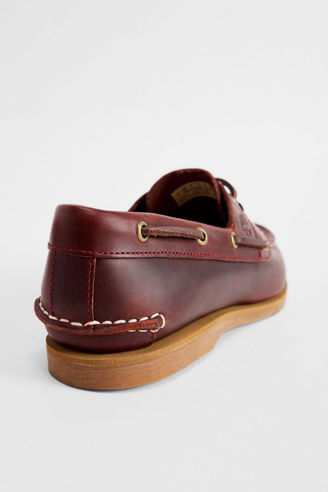 Scarpe da Barca a Due Occhielli Bordeaux Timberland #4
