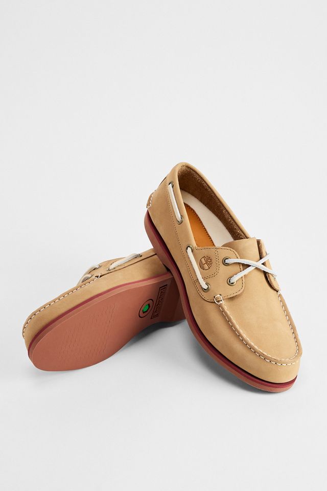 Timberland Beige Two-Eye Boat Shoes #1