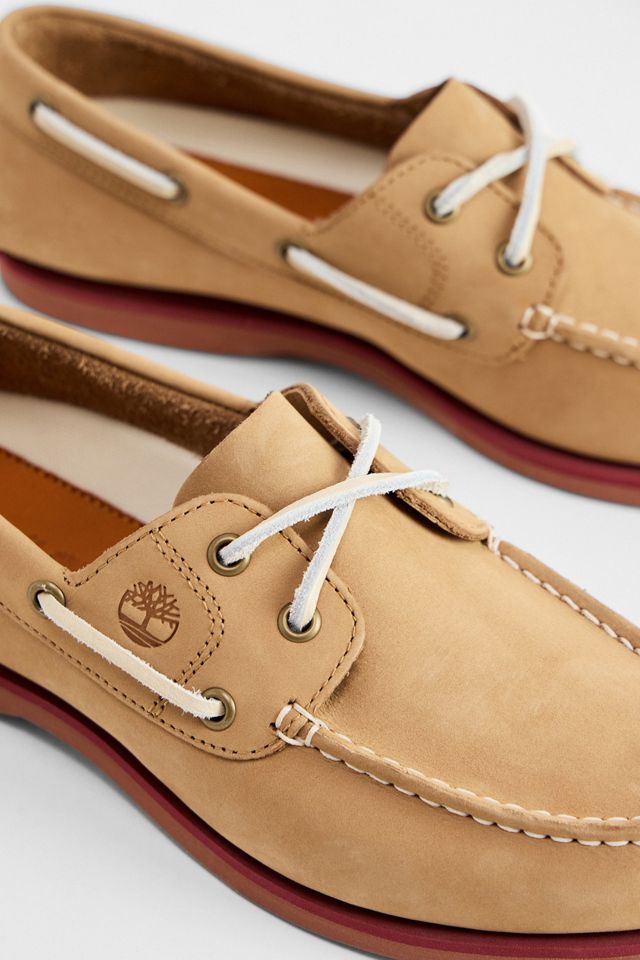 Timberland Beige Two-Eye Boat Shoes #3