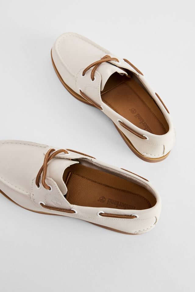 Timberland White Two-Eye Boat Shoes #4