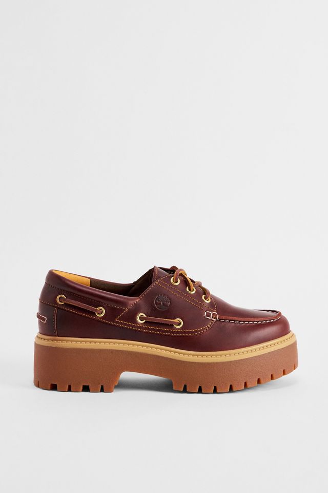 Chaussures bateau Timberland Burgundy Stone Street #1