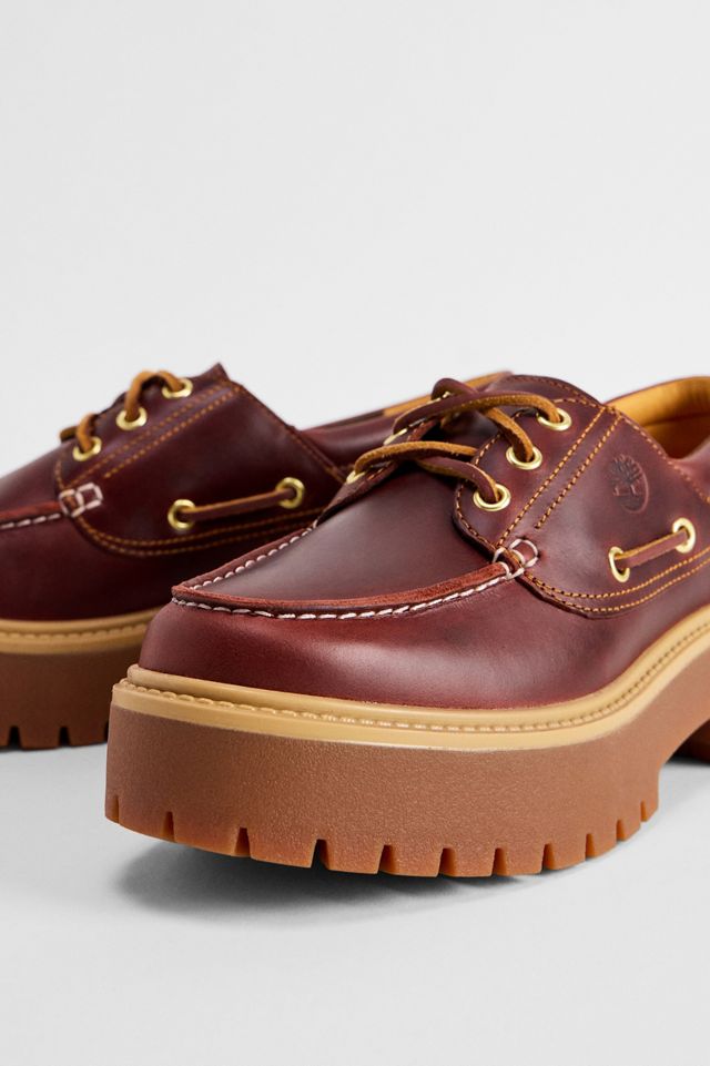 Chaussures bateau Timberland Burgundy Stone Street #3