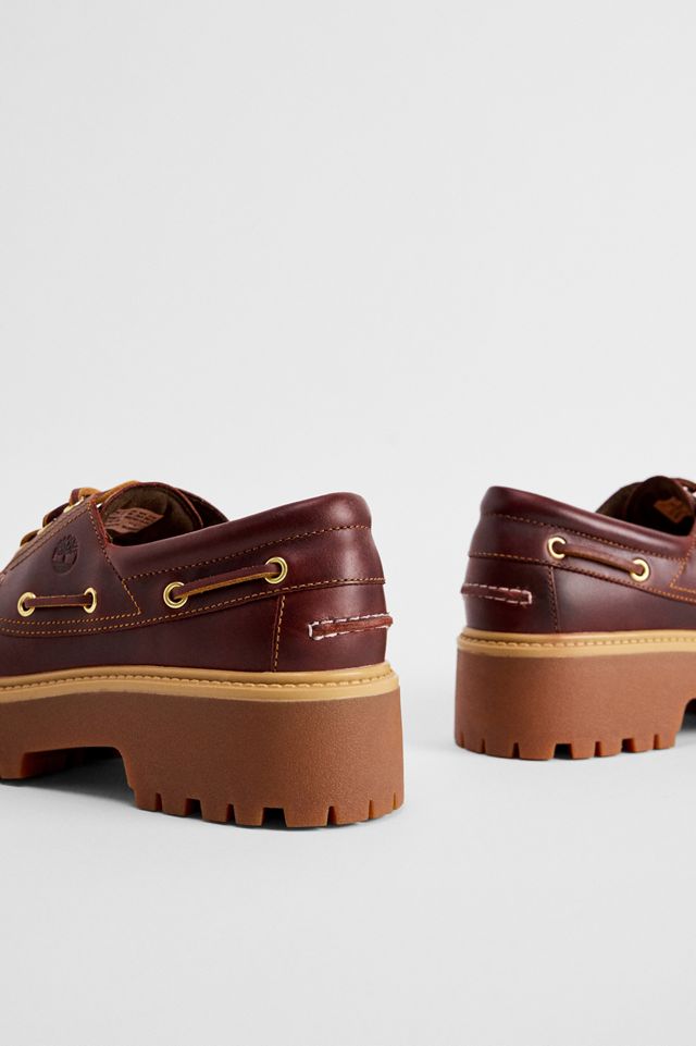 Chaussures bateau Timberland Burgundy Stone Street #4