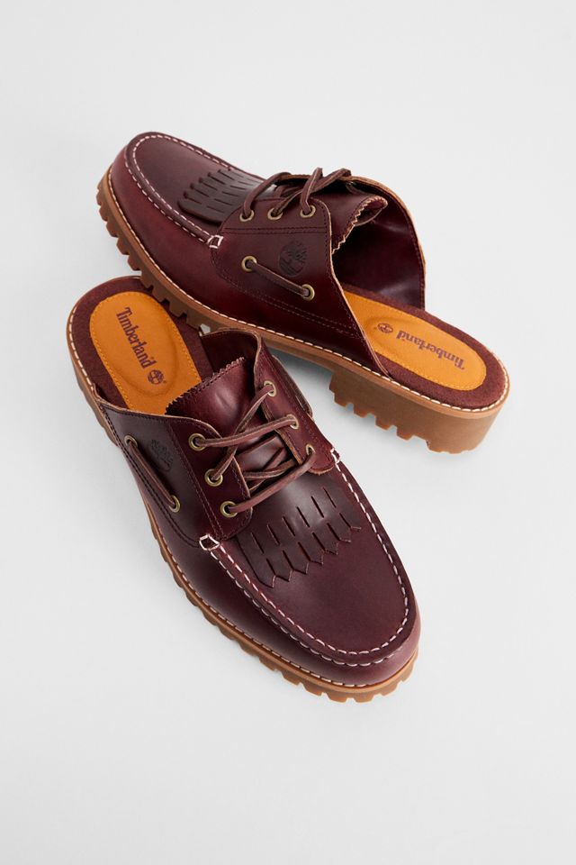 Timberland Burgundy Noreen Mules #1