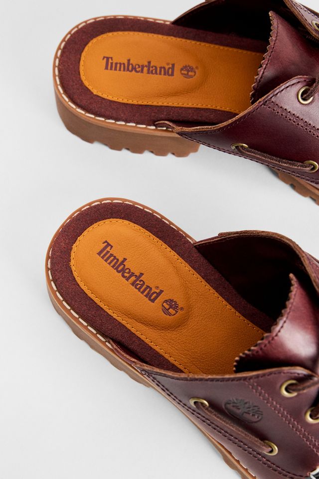 Timberland Burgundy Noreen Mules #3