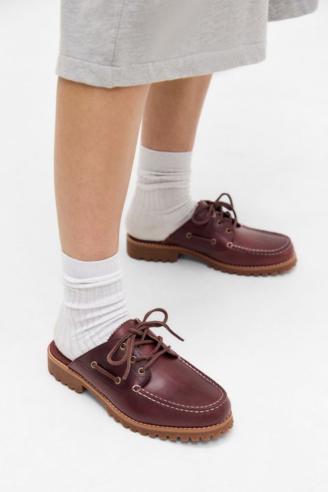 Timberland Burgundy Noreen Mules #5