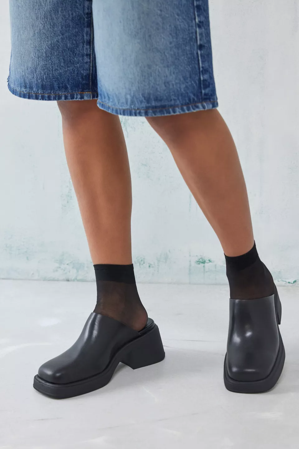 urbanoutfitters.com | Vagabond Black Dorah Square Toe Mules