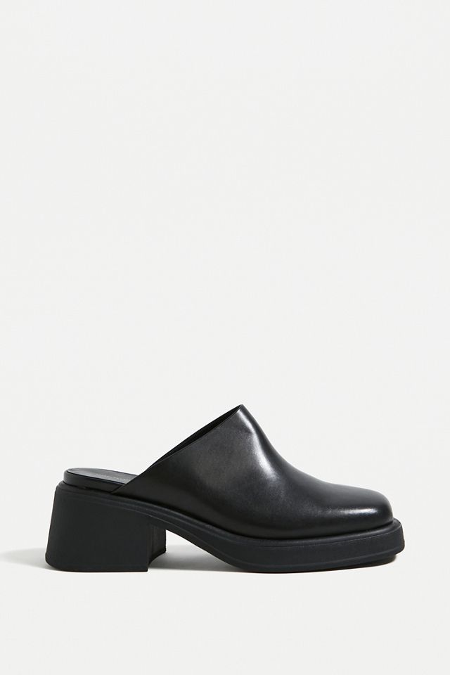 Vagabond Black Dorah Square Toe Mules #1