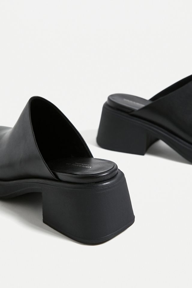 Vagabond Black Dorah Square Toe Mules #2
