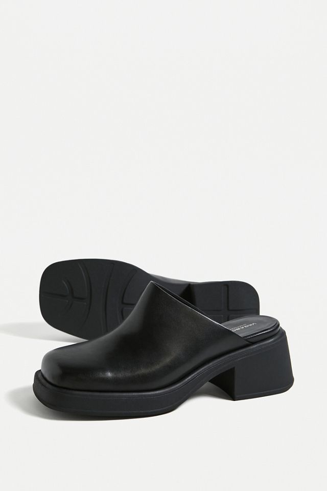 Vagabond Black Dorah Square Toe Mules #4
