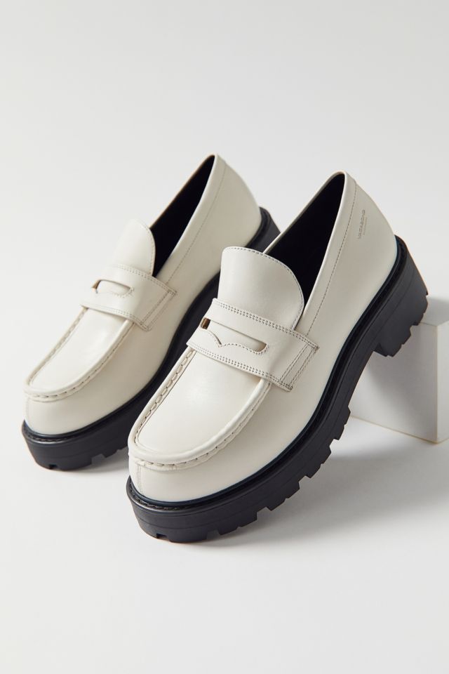 Vagabond White Cosmo 2.0 Loafers | Urban Outfitters UK