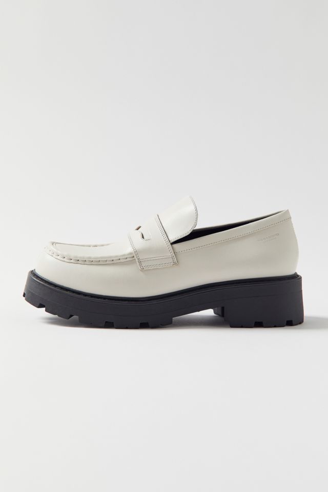 Vagabond White Cosmo 2.0 Loafers | Urban Outfitters UK