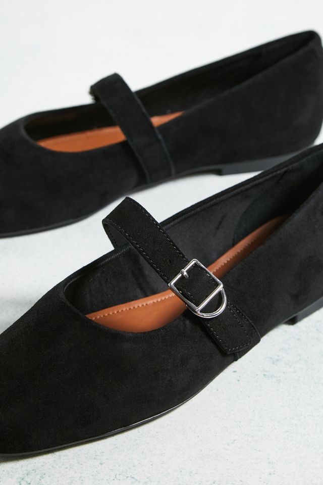 Vagabond Black Suede Jolin Ballet Pumps #2